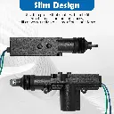 Actuadores universales de cerradura de puerta eléctrica para coche 2 piezas